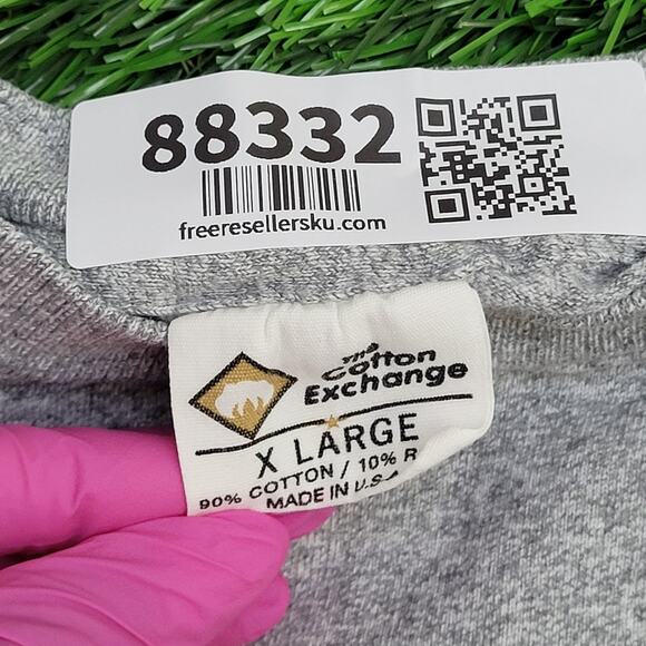 Vintage 90s Ithaca College Shirt XL 23x28 Gray Arch-Spellout - Picture 6 of 14